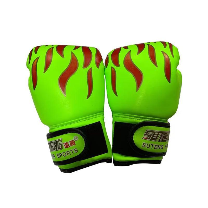Kids Boxing Sparring Gloves for Training and MMA - Green