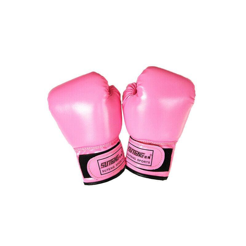 Kids Boxing Sparring Gloves for Training and MMA - Rose Red