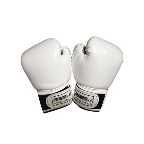 Kids Boxing Sparring Gloves for Training and MMA - White
