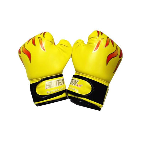 Kids Boxing Sparring Gloves for Training and MMA - Yellow