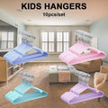Kids Clothes Hangers, Stainless Steel, 10 Pack - Black - view 5