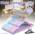 Kids Clothes Hangers, Stainless Steel, 10 Pack - Green - view 2