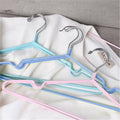 Kids Clothes Hangers, Stainless Steel, 10 Pack - Green - view 4