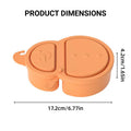 Kids Double Compartment Snack Containers - 5 Pack, Silicone, 17.2 x 4.2cm - view 3