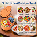 Kids Double Compartment Snack Containers - 5 Pack, Silicone, 17.2 x 4.2cm - view 5