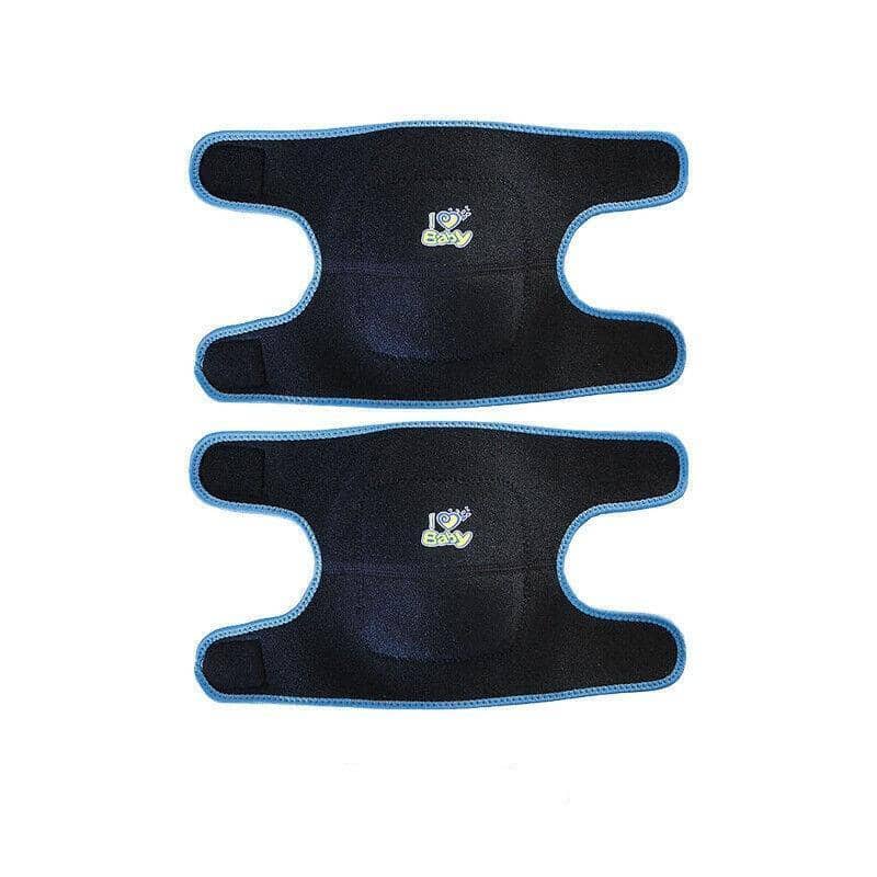 Kids Knee Pads for Basketball and Skating - Small (32 x 18 cm), Black and Blue
