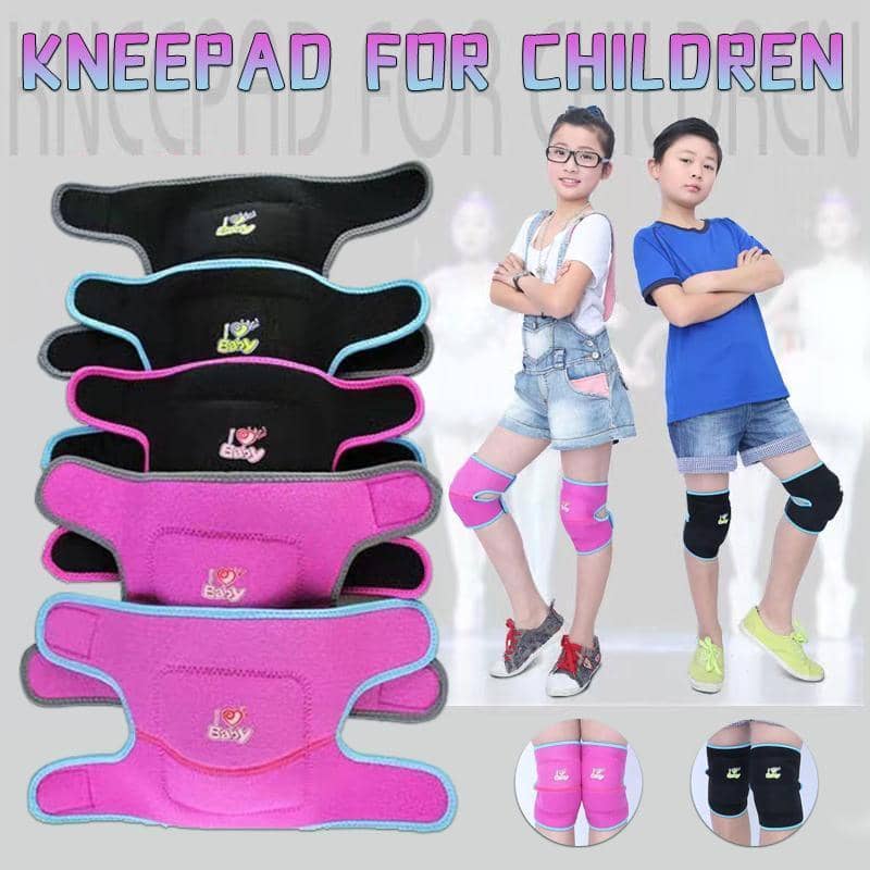 Kids Knee Pads for Basketball and Skating - Small (32 x 18 cm), Black and Blue - view 2
