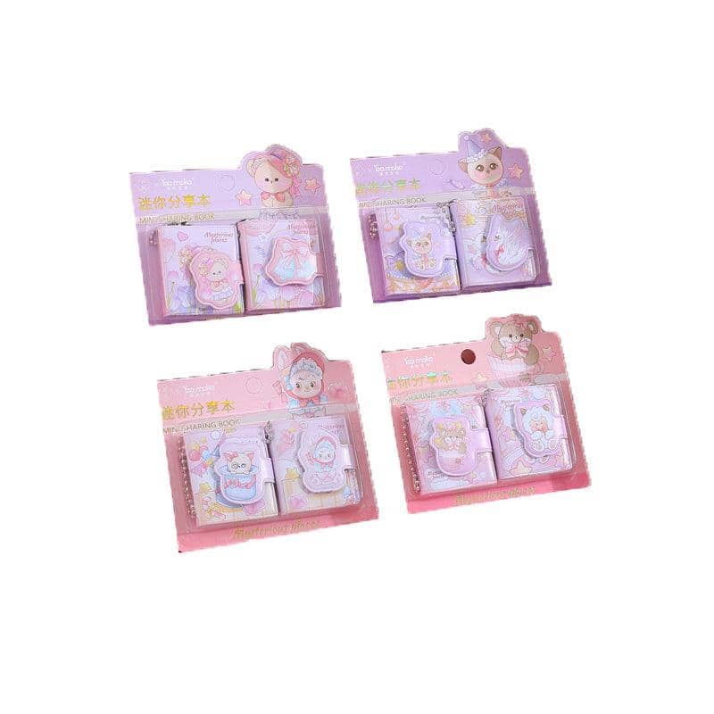 Kids Planner Notebook, Style 2 with Postcards - Pack of 2
