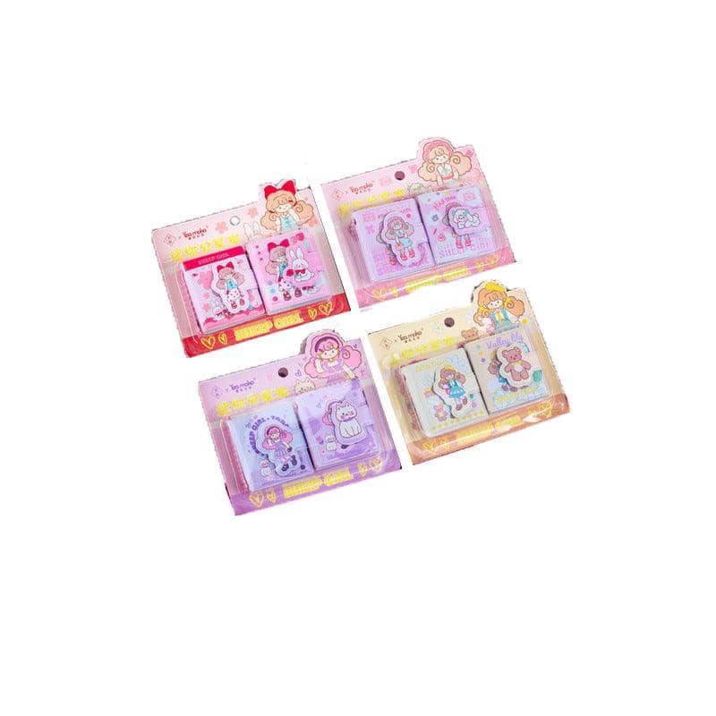 Kids Planner Notebook, Style 9 with Postcards - Pack of 2