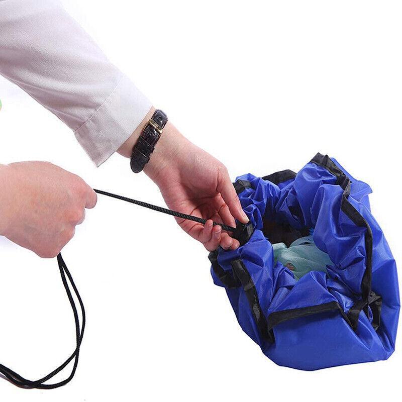 Kids Play Mat Bag 150cm with Drawstring Toy Storage - Purple - view 10