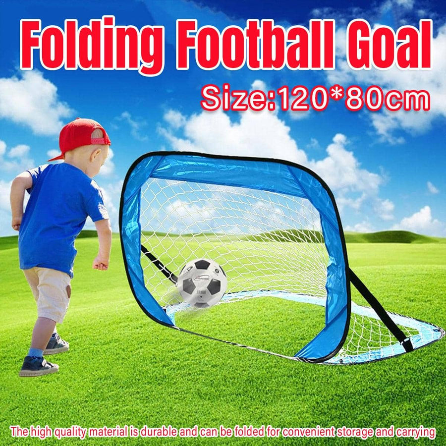 Kids Portable Foldable Soccer Goal for Backyard Play, 120 x 80 cm