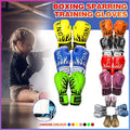 Kids PU Boxing Training Gloves for Ages 3-12 - Orange, 1 Pair (2 Gloves) - view 2