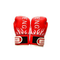 Kids PU Boxing Training Gloves for Ages 3-12 - Red, 1 Pair (2 Gloves)