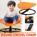 Kids Round Rotating Swivel Seat Balance Training Toy - Orange