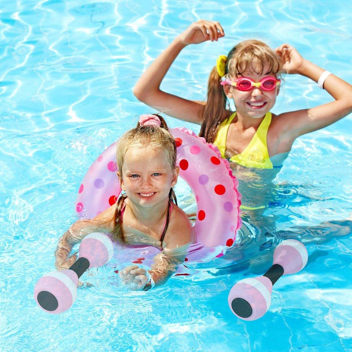 Kids Swimming Buoyancy Dumbbells, Set of 2 - Pink - view 5