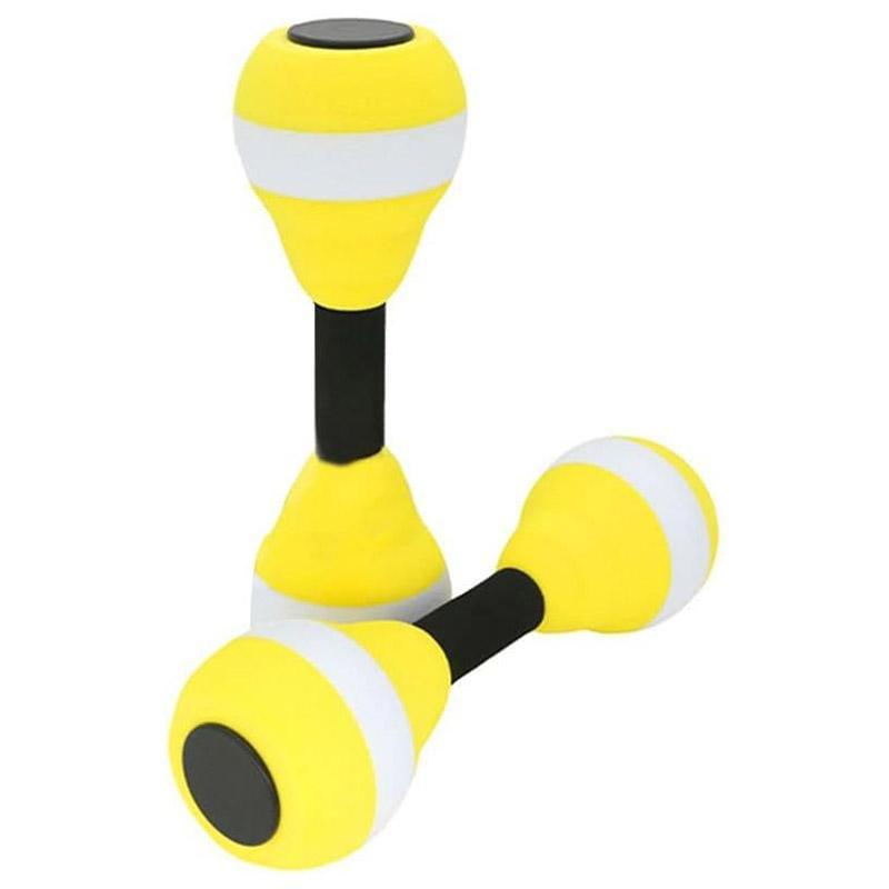 Kids Swimming Buoyancy Dumbbells, Set of 2 - Yellow