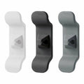 Kitchen Appliance Cord Organiser Wrap Holder, Adhesive Cable Winder - 2 Grey and 2 Black, Pack of 4 - view 3