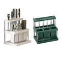 Kitchen Cutlery Holder Drying Rack for Spoons, Forks and Knives - White - view 3