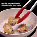 Kitchen Food Tongs, 5 Pack - 27 cm, Silicone and Stainless Steel - view 5