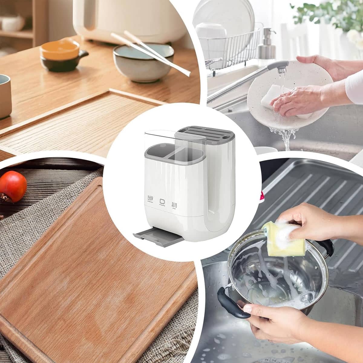 Kitchen Knife Holder and Utensil Organiser for Chef Knives - Beige - view 5