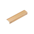 Kitchen Lip Pull Cabinet Handle in Rose Brass Gold - 128 mm