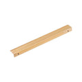 Kitchen Lip Pull Cabinet Handle in Rose Brass Gold - 256 mm