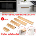 Kitchen Lip Pull Cabinet Handle in Rose Brass Gold - 64 mm - view 2