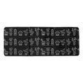 Kitchen Oil Splash Guard, Folding Aluminium Screen - Black Cactus