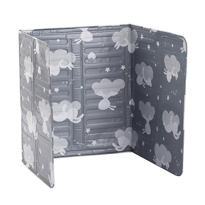 Kitchen Oil Splash Guard, Folding Aluminium Screen - Grey Rabbit