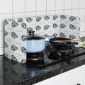 Kitchen Oil Splash Guard, Folding Aluminium Screen - Red - view 4