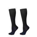 Knee-High Compression Socks for Women and Men - Black