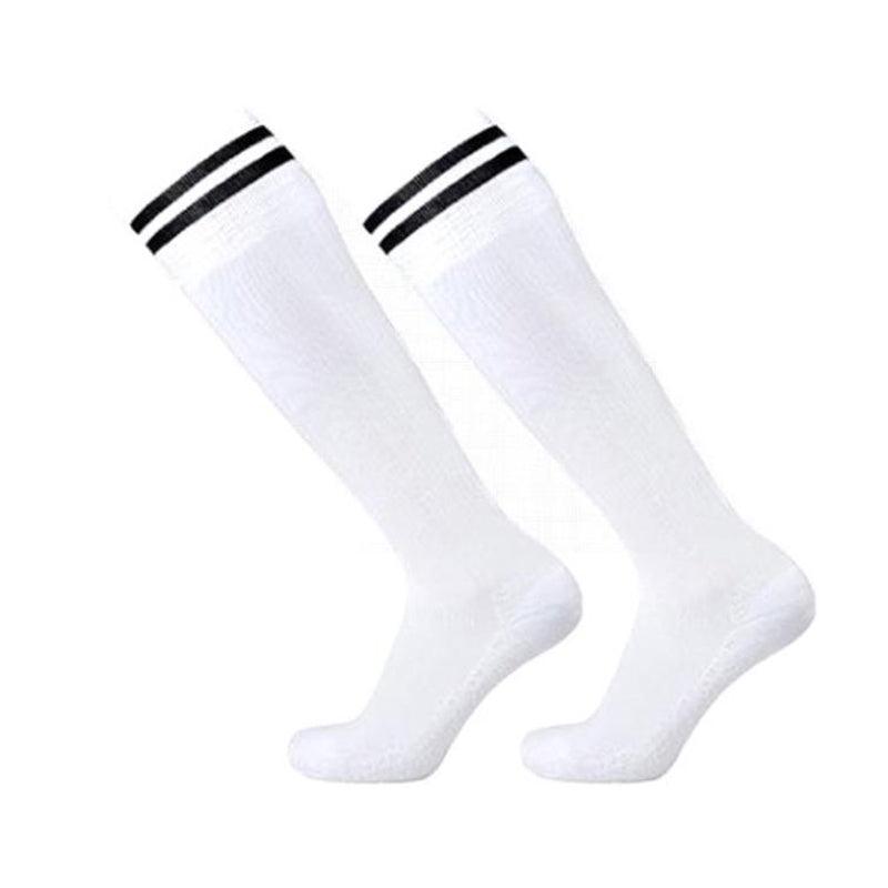 Knee High Football Socks - White