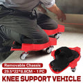Knee Pad Tool Cart with Wheels for Renovation and Construction, Anti Slip