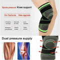 Knee Support Brace Compression Sleeve - Orange, Size L (Thigh 40-45 cm) - view 4