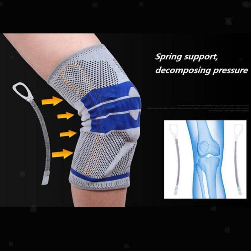 Knee Support Sleeve with Kneecap Pad - Red, Size M (Fits Leg 35-41cm) - view 3