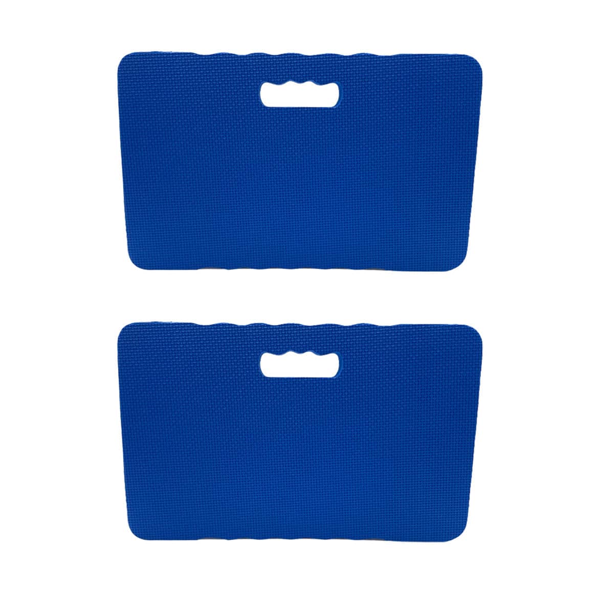 Kneeling Cushions Set of 2, Thick EVA Foam with Handle - Blue