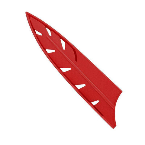 Knife Edge Guard Red Plastic - Chef Scabbard, 8 Inch (20.32cm)