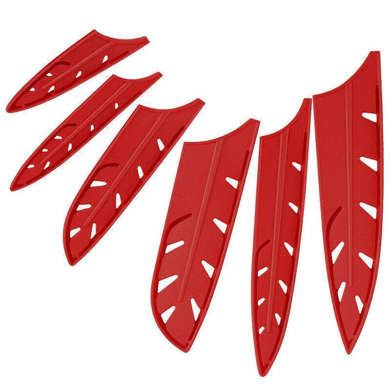 Knife Edge Guard Red Plastic - Meat Scabbard, 8 Inch (20.32cm) - view 14