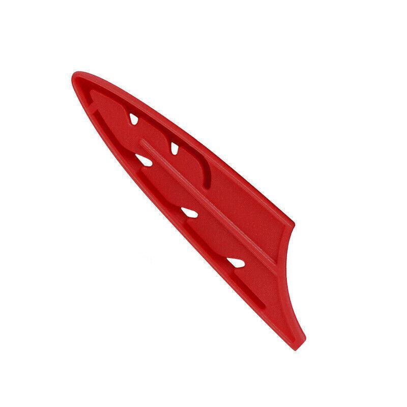 Knife Edge Guard Red Plastic - Scabbard, 3.5 Inch (8.89cm)
