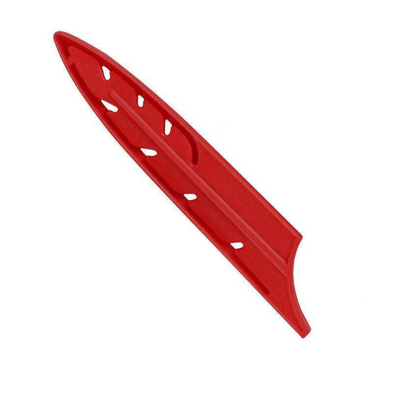 Knife Edge Guard Red Plastic - Scabbard, 5 Inch (12.7cm)