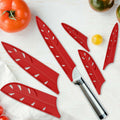 Knife Edge Guard Red Plastic - Scabbard, 5 Inch (12.7cm) - view 4