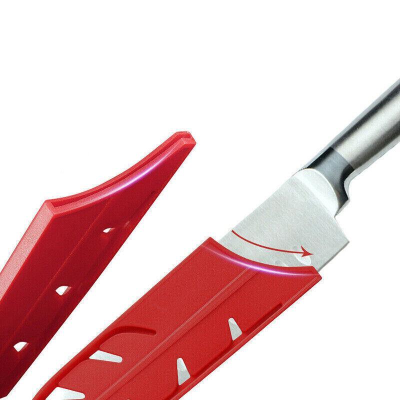 Knife Edge Guard Red Plastic - Scabbard, 5 Inch (12.7cm) - view 8