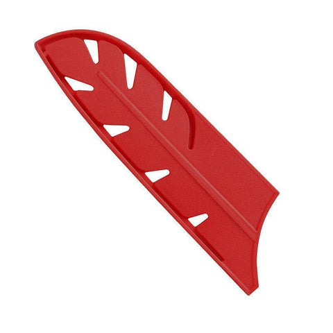 Knife Edge Guard Red Plastic - Scabbard, 7 Inch (17.78cm)