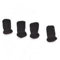 Knitted Chair Leg Socks Floor Protectors, Pack of 24 - Black