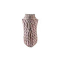 Knitted Dog Jumper - Beige, Medium (Chest 32 cm, Back 32 cm)