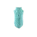 Knitted Dog Jumper for Small Dogs, Size L (4-5 kg) - Aqua