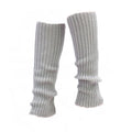 Knitted Leg Warmers for Women, 80s Dance and Party Costume - Grey