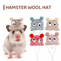Knitted Pet Hat with Googly Eyes for Hamsters and Dutch Pigs - Red - view 5