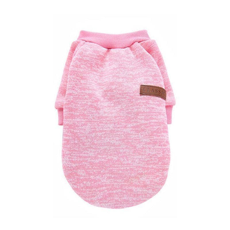 Knitted Pet Jumper - Pink, XXL