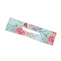 Knotted Wire Hair Band Headband, Print Twist Bun Maker - Blue 07